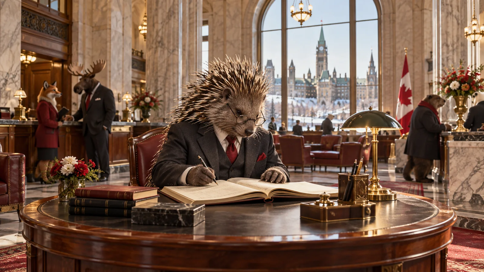 Bizzo Casino characters in a themed scene